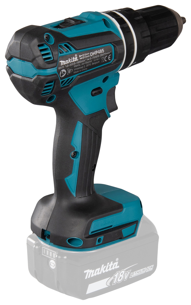 Makita DHP485Z Akku-Schlagbohrschrauber – 18V, bürstenloser Motor, kompakte Bauweise