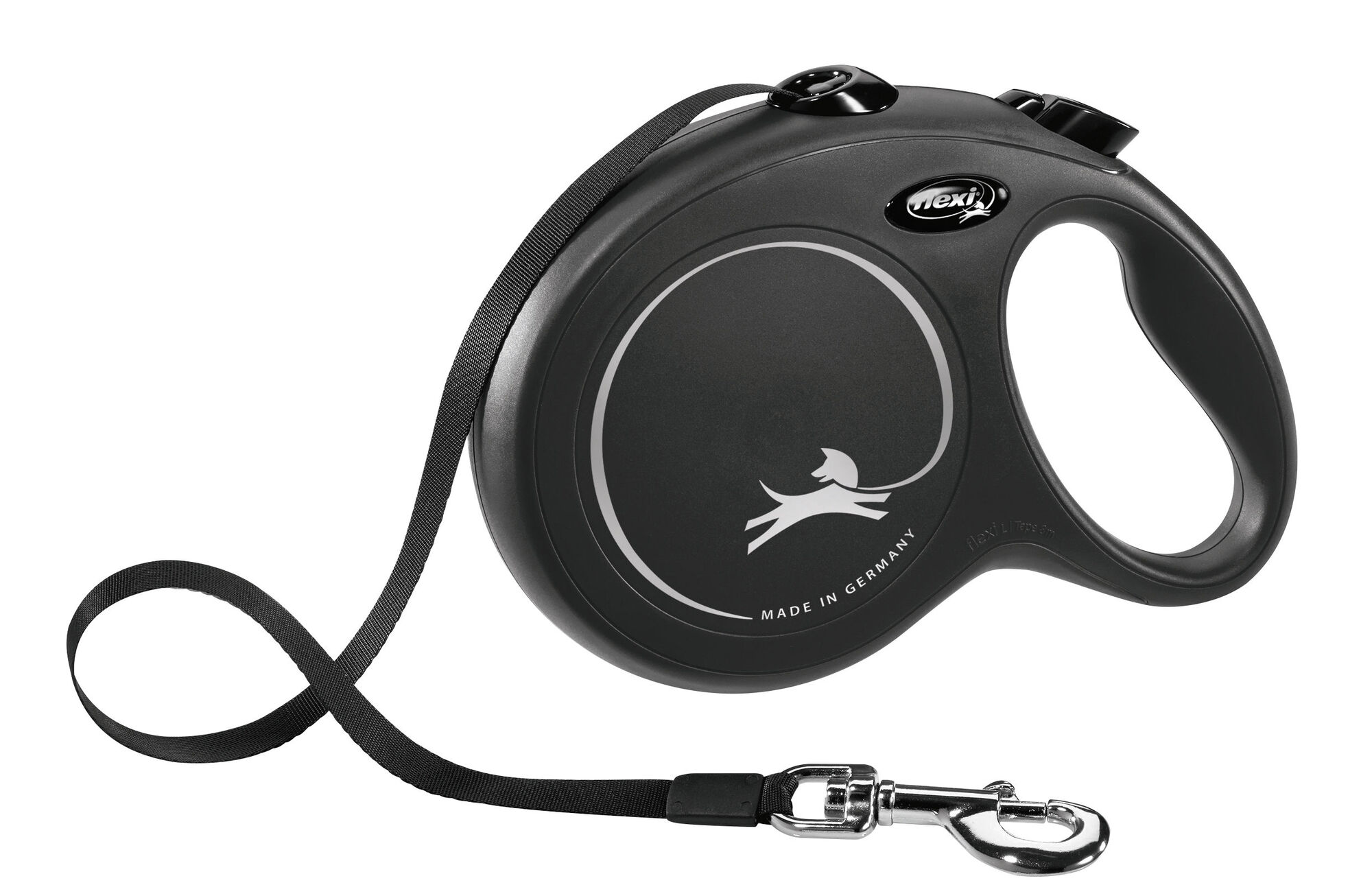 Flexi New Classic Strap 8 Meter Retractable Leash, 50 kg Tragkraft für Landwirte und Tierhalter. Flexi New Classic Strap 8 Meter Retractable Leash, 50 kg Tragkraft für Landwirte und Tierhalter.