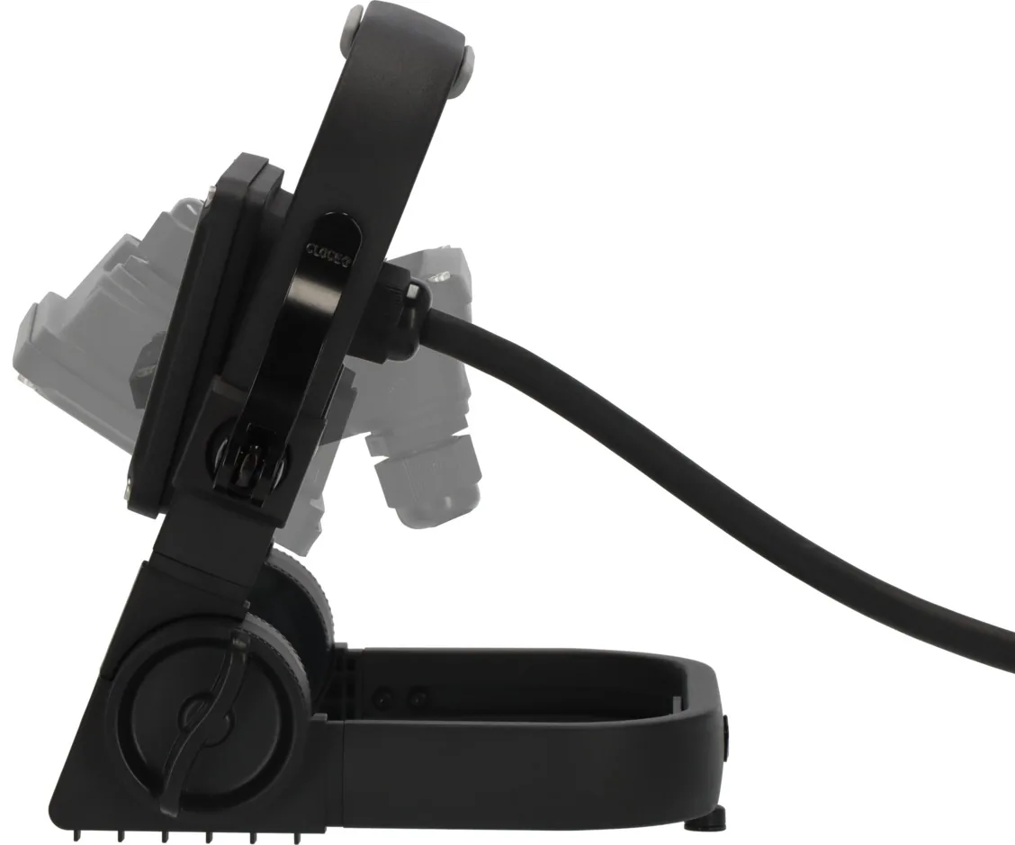 Brennenstuhl LED Baustrahler JARO 1060 M, Seitenansicht mit verstellbarem Neigungswinkel
