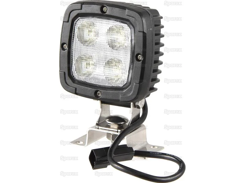 Sparex S.151835 LED-Arbeitsscheinwerfer mit vier LEDs, Frontansicht