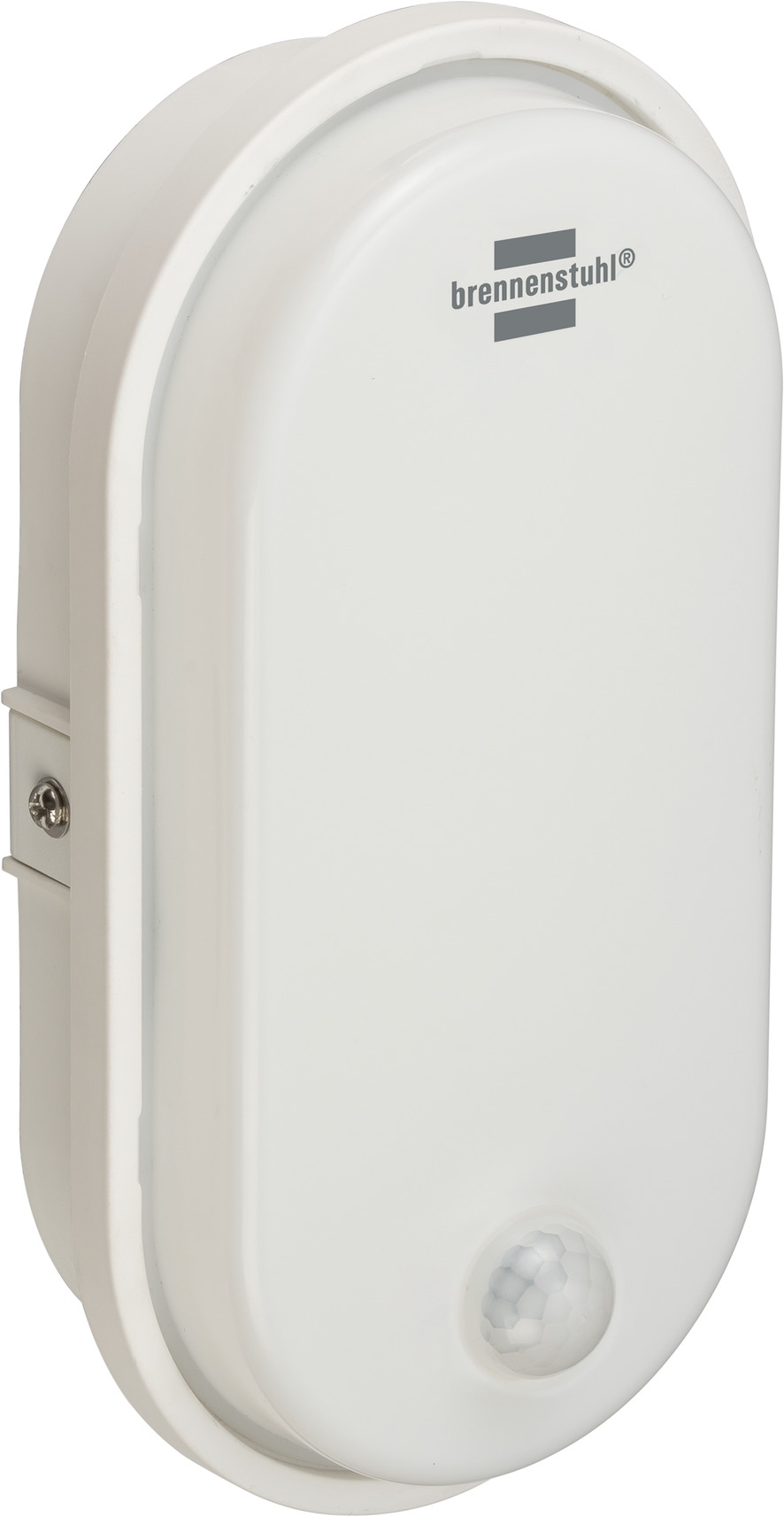 Brennenstuhl LED Ovalleuchte OL 1650 P mit Bewegungsmelder | 15W | 1680lm | IP54 Kellerlampe