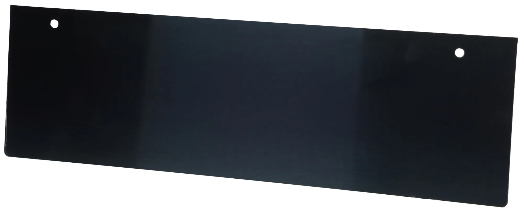 Kerbl Ersatzblatt für Stoßscharre, schwarze Federstahlklinge 50 cm mit Bohrungen