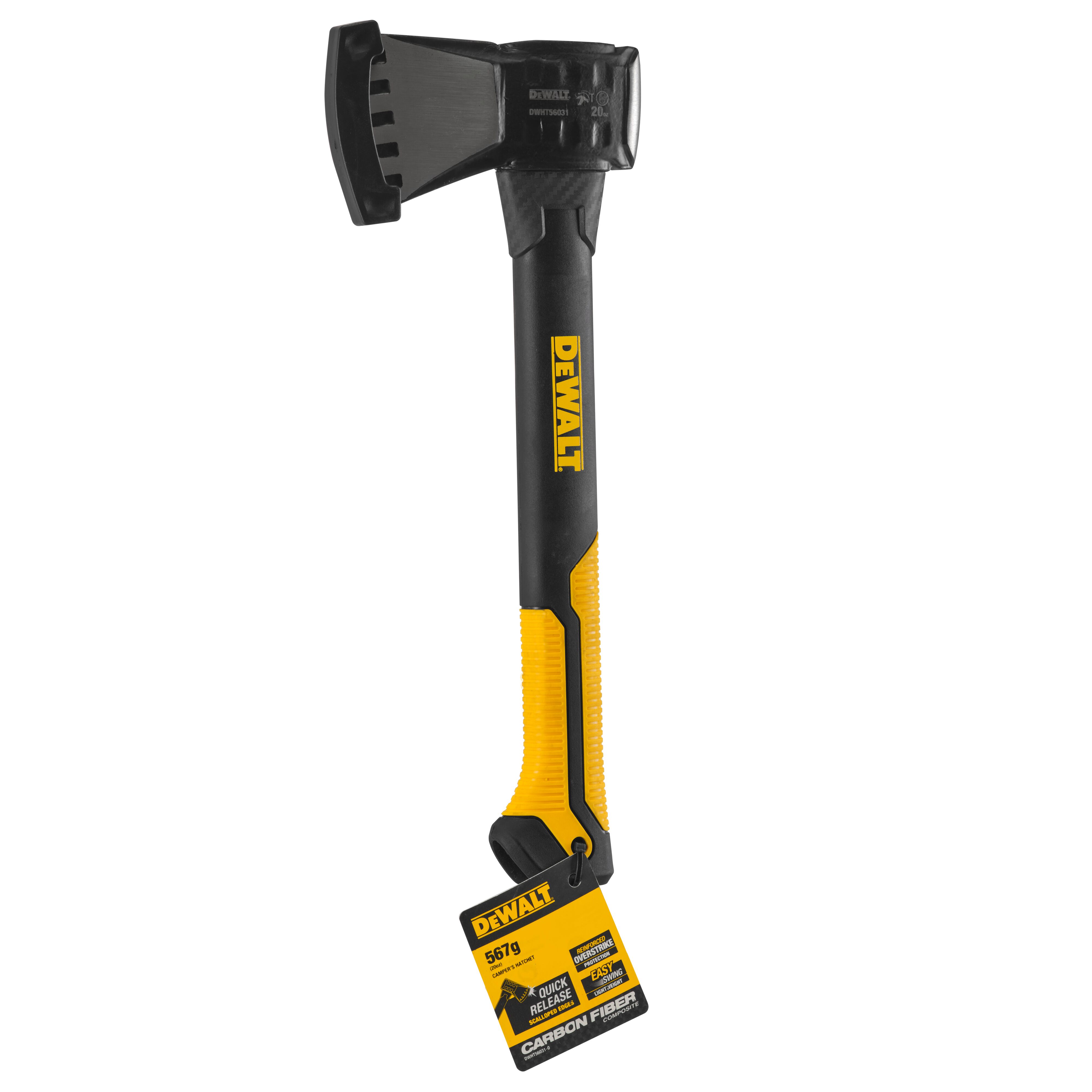 DeWalt DWHT56031 20 oz. EXOCORE™ Beil – Leichtes und robustes Beil für Outdoor-Einsätze