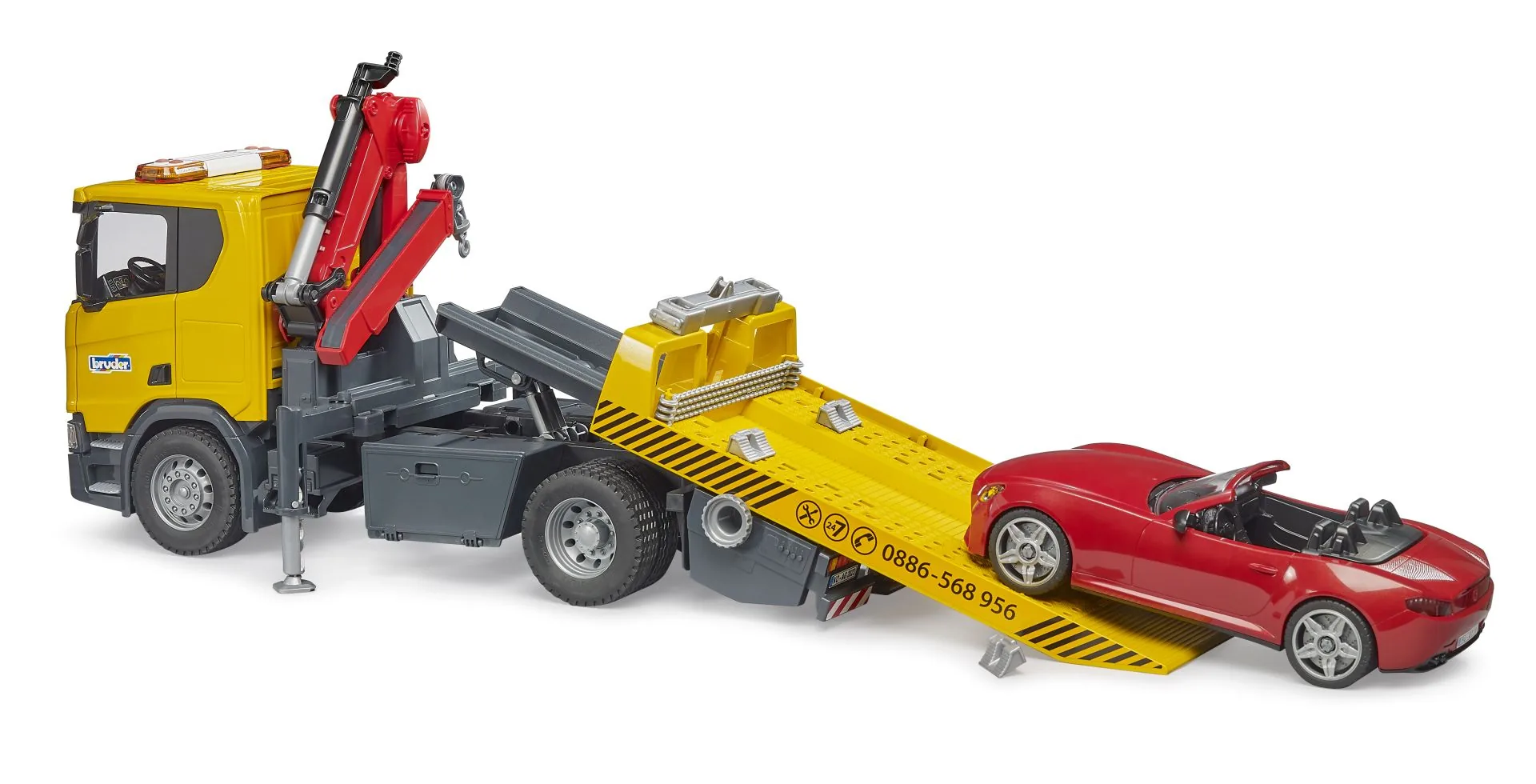 Bruder 03552 Scania Super 560R Abschlepp-LKW, Produktbild