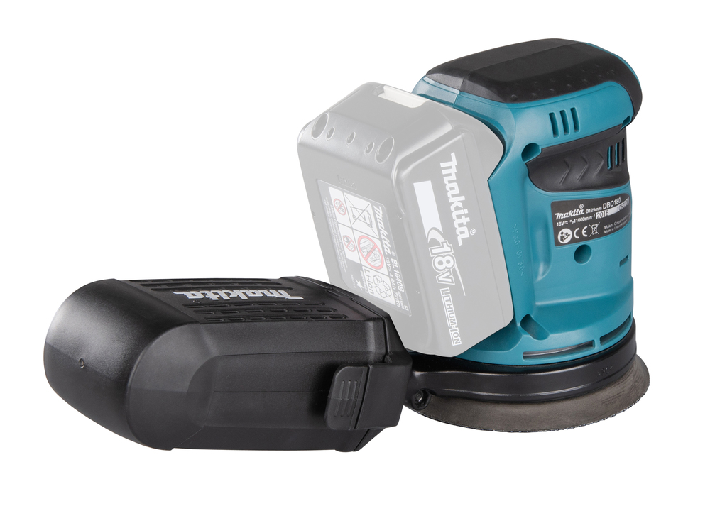 Makita DBO180Z Akku-Exzenterschleifer – Kompakte Leistung für präzises Schleifen
