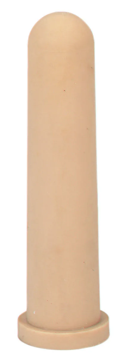 Kerbl Kälbersauger lang 125 mm in Gelb-Beige für Kälbertränkeeimer