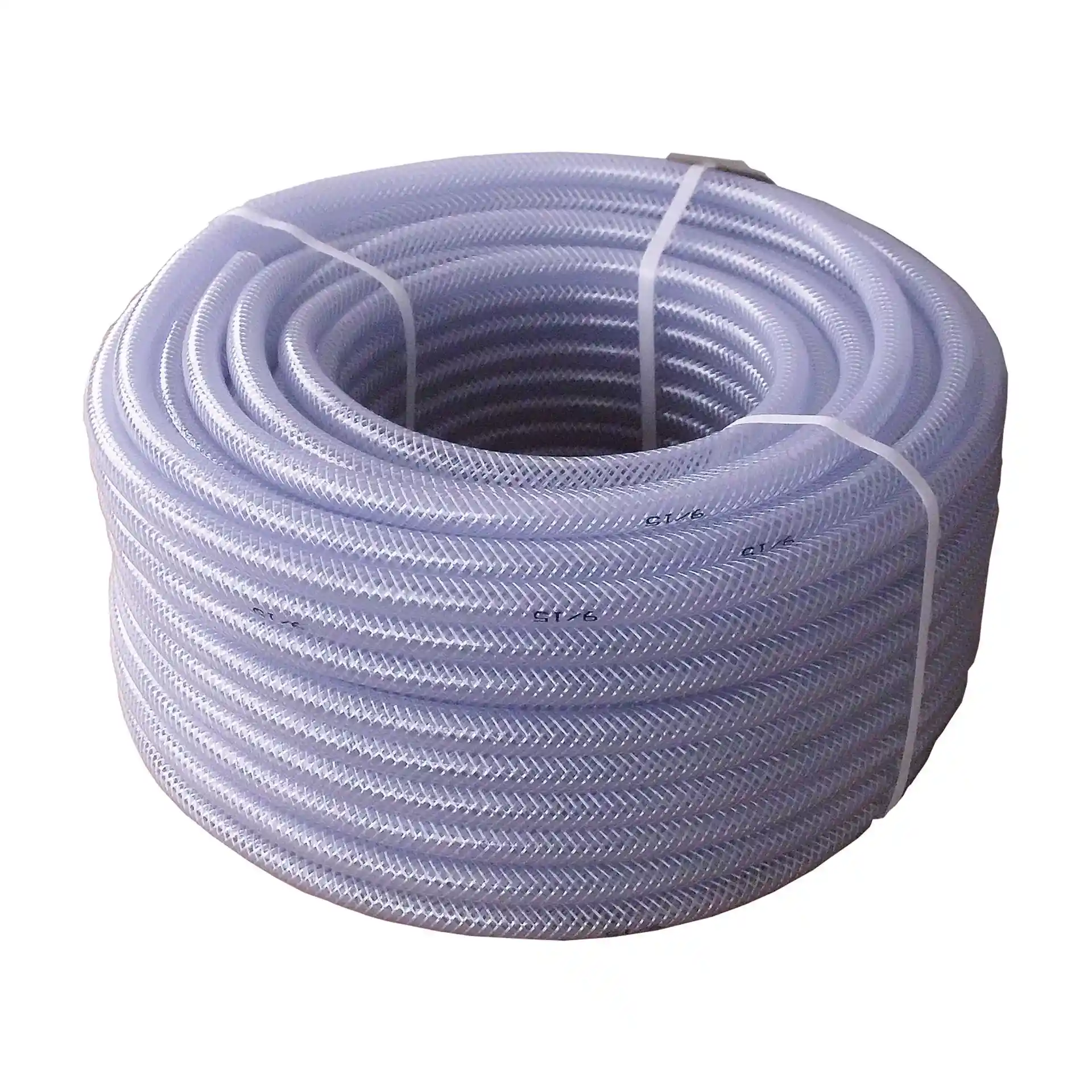 ewo PVC-Gewebeschlauch 19 x 3 mm als 50-m-Rolle, transparent gewebeverstärkt