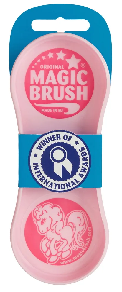 MagicBrush Pink Pony in der Verpackung, Vorderseite mit Pony-Motiv