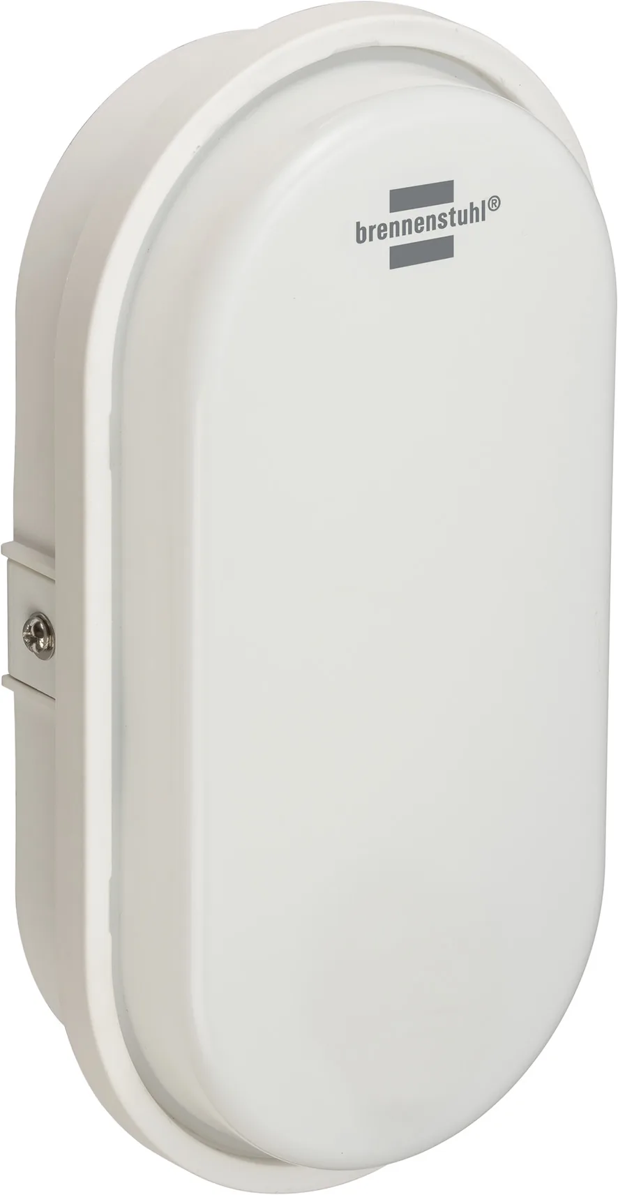 Brennenstuhl OL 1650 ovale LED-Wandleuchte 15 W in Weiß