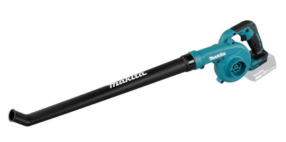 Makita Akku-Laubbläser DUB186Z in Türkis-Schwarz mit Blasrohr