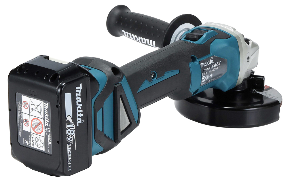 Makita DGA511RTJ Akku-Winkelschleifer – Leistungsstark und vielseitig für professionelle Anwendungen