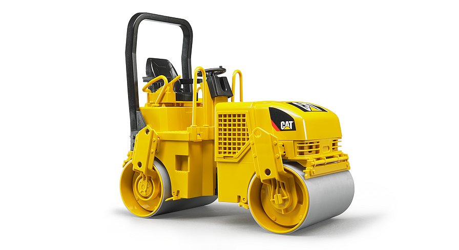BRUDER Cat® Tandem-Vibrationswalze – Detailgetreues Modell im Maßstab 1:16