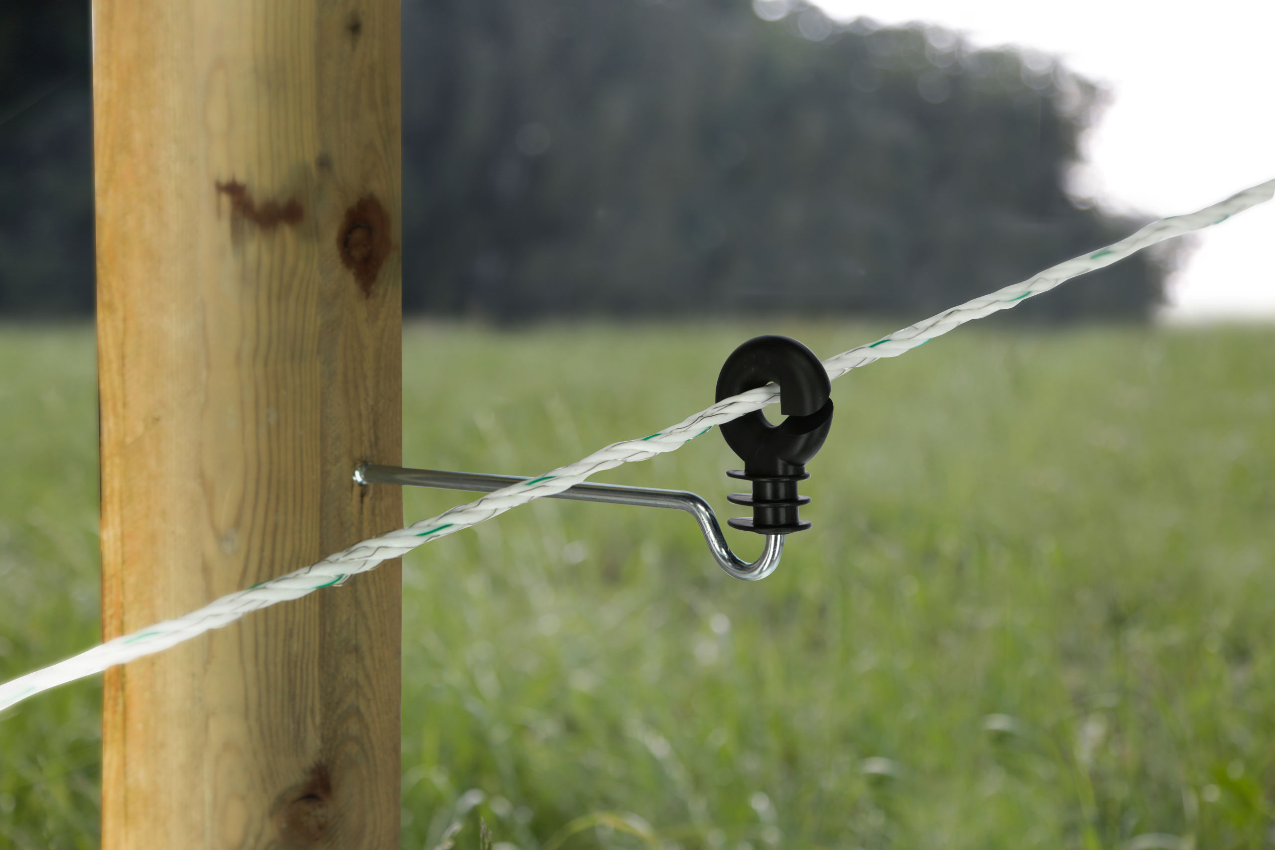 Kerbl Langstiel Ringisolator 22 cm - geeignet für Tierhalter und Landwirte für die Isolation von Elektroseilen bis Ø 8 mm