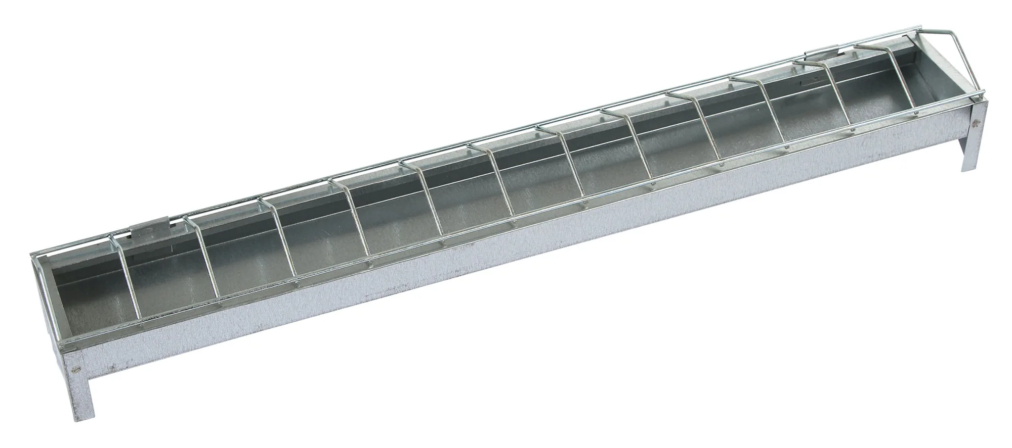 Kerbl Kükentrog aus verzinktem Blech mit Schutzgitter, 50 cm