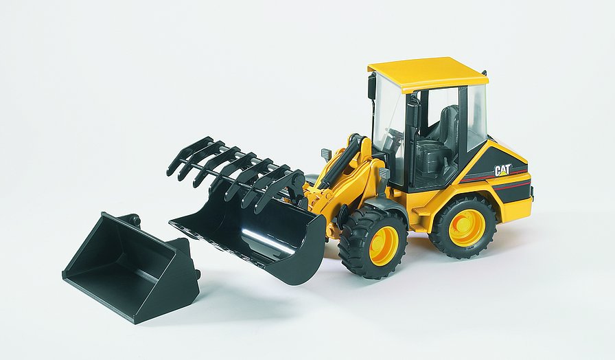BRUDER Cat® Kompaktgelenkradlader – Detailgetreues Spielzeugmodell im Maßstab 1:16