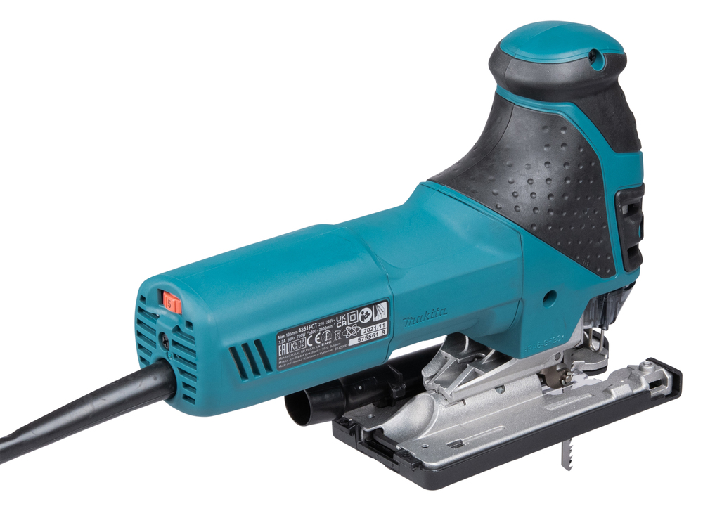 Makita 4351FCTJ – 720-Watt-Pendelhubstichsäge mit LED-Licht und werkzeuglosem Sägeblattwechsel