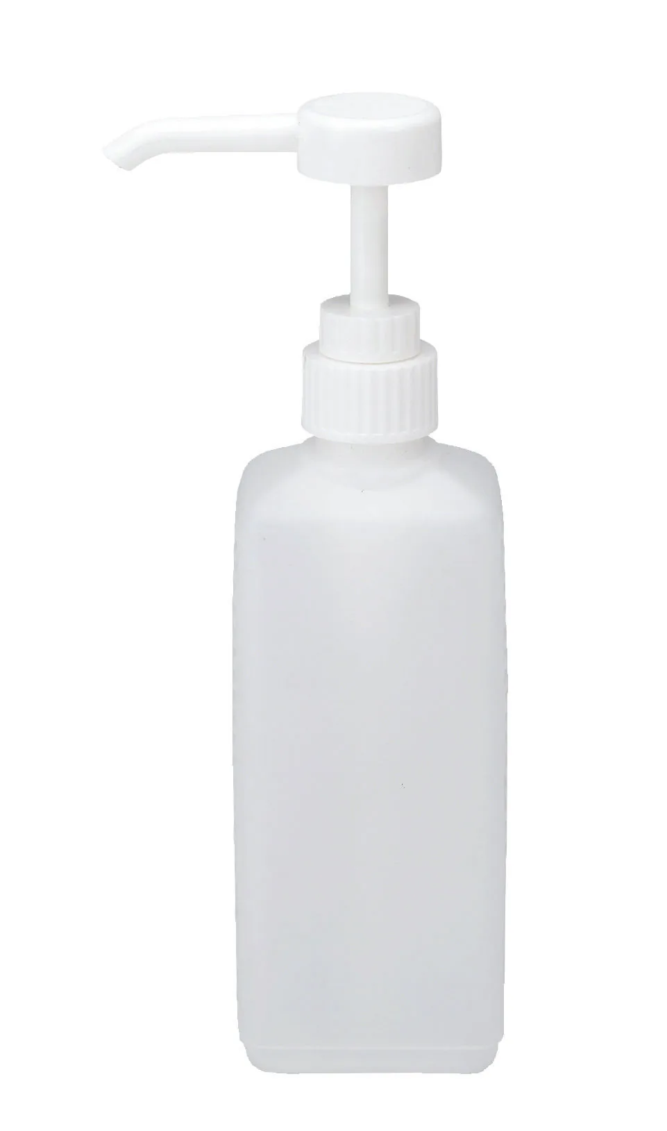 Kerbl Dosierflasche 250 ml aus weißem Kunststoff mit Pumpspender für Milchtests