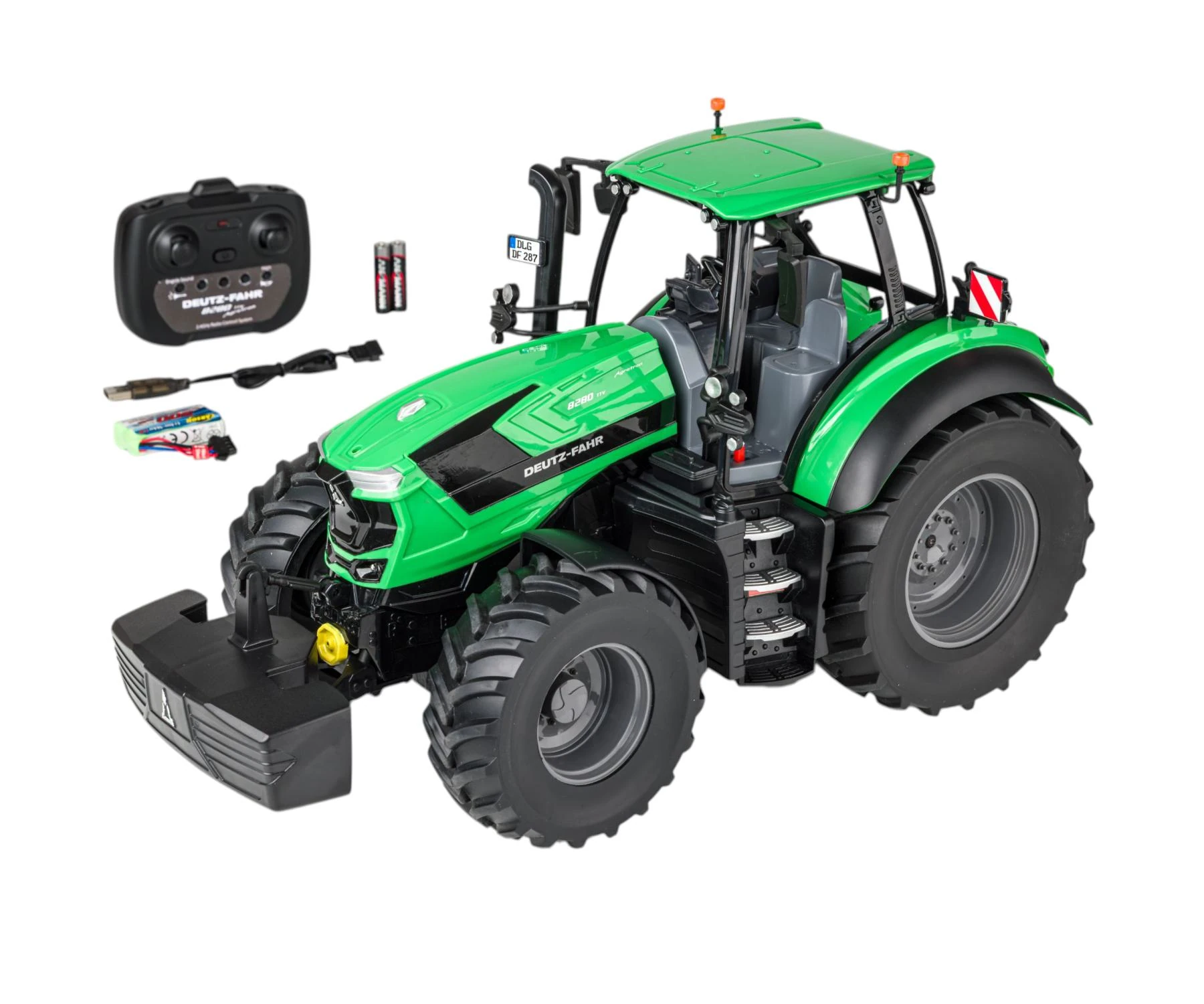 Carson 1:16 Deutz-Fahr 8280 TTV: Dein sofort startklarer RC-Traktor mit Sound & Licht (100% RTR)
