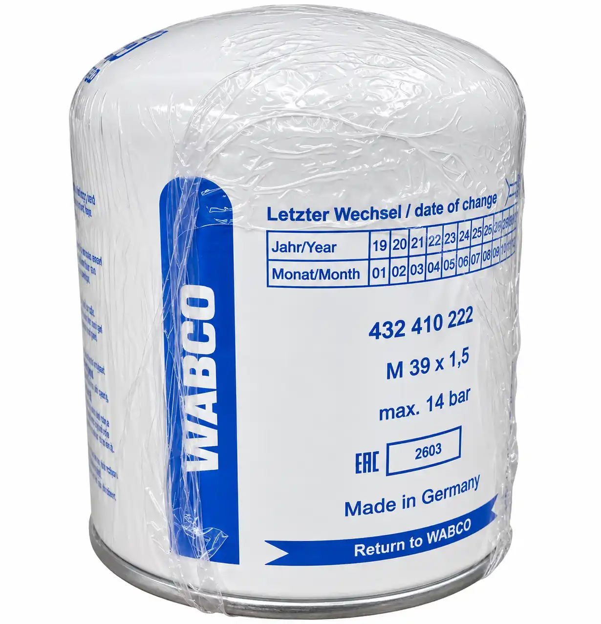 Original Mayer Siloking Lufttrocknerkartusche 624257 – Trockenmittelbox für Druckluftbremsanlage OEM