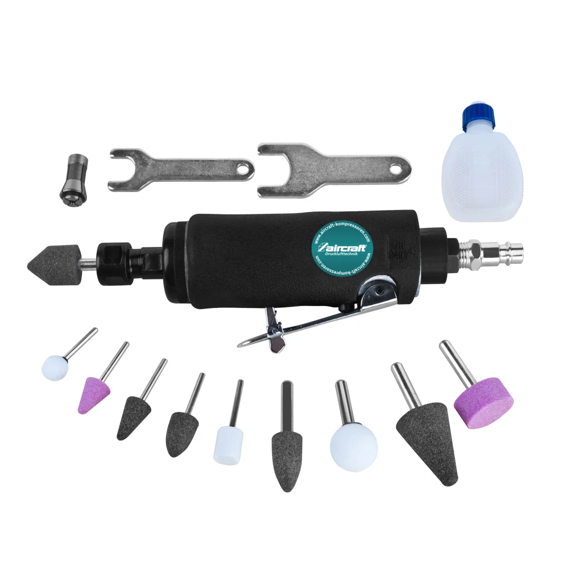 Aircraft Druckluft Stabschleifer-Set STS | 22.000 U/min, Koffer | Stürmer 2403190