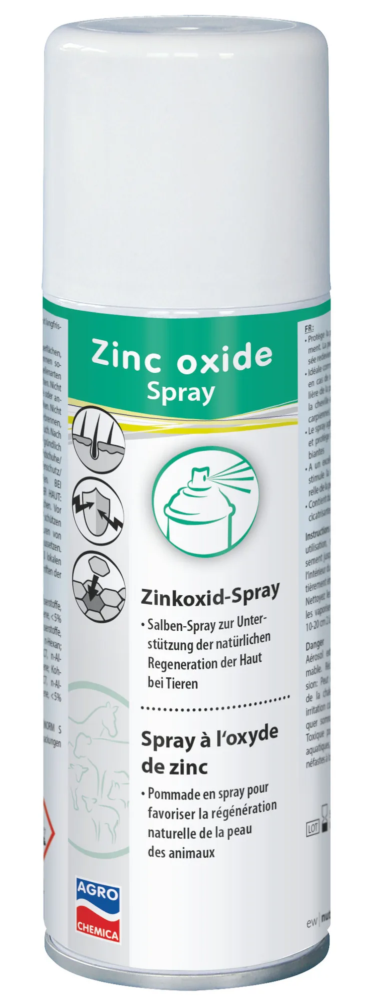 Kerbl Zinkoxid-Salbenspray 200 ml zur Hautpflege bei Tieren in der Sprühdose