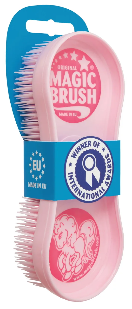 MagicBrush Pink Pony in der Verpackung mit sichtbaren Borsten