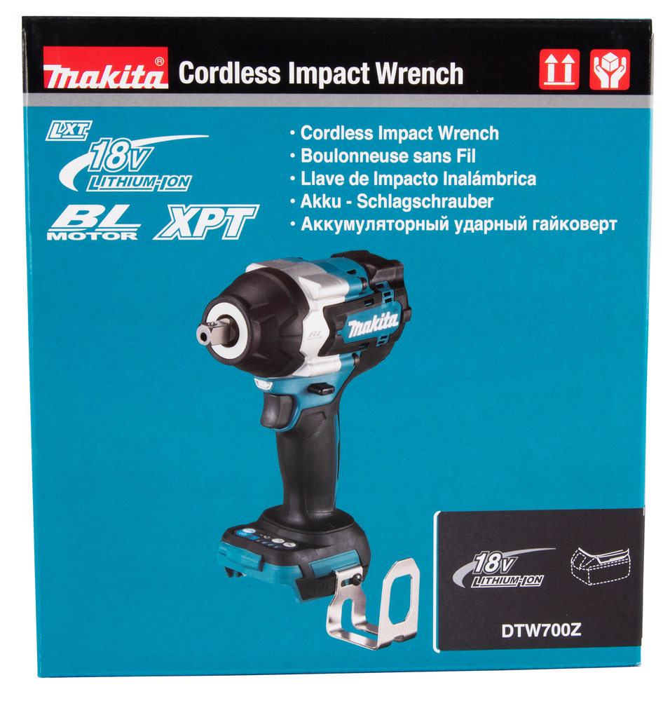 Makita DTW700Z Akku-Schlagschrauber – 18V, 700 Nm, bürstenloser Motor Makita DTW700Z Akku-Schlagschrauber – 18V, 700 Nm, bürstenloser Motor