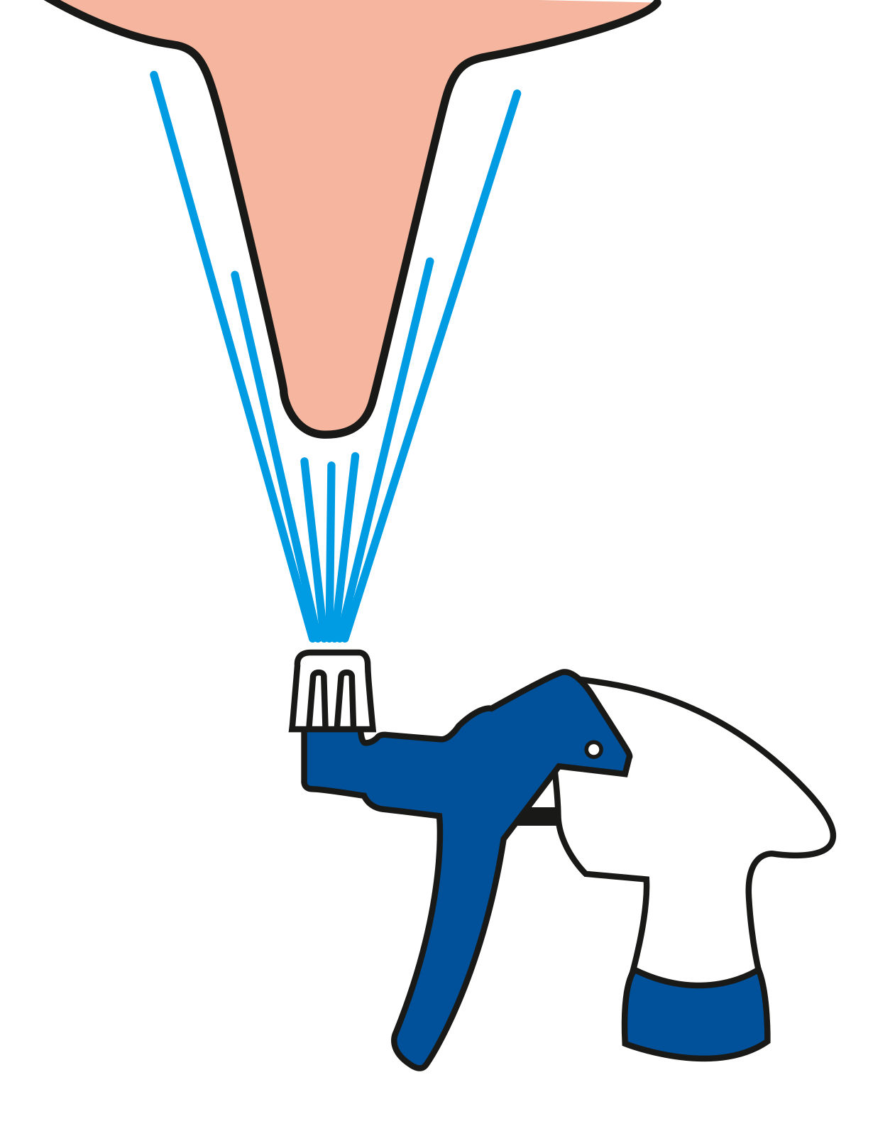 Kerbl Uddero Dipsprayer mit Metalldüse - Ideal für Landwirte und Tierhalter zur effizienten Desinfektion und Reinigung von Ställen und Tieren