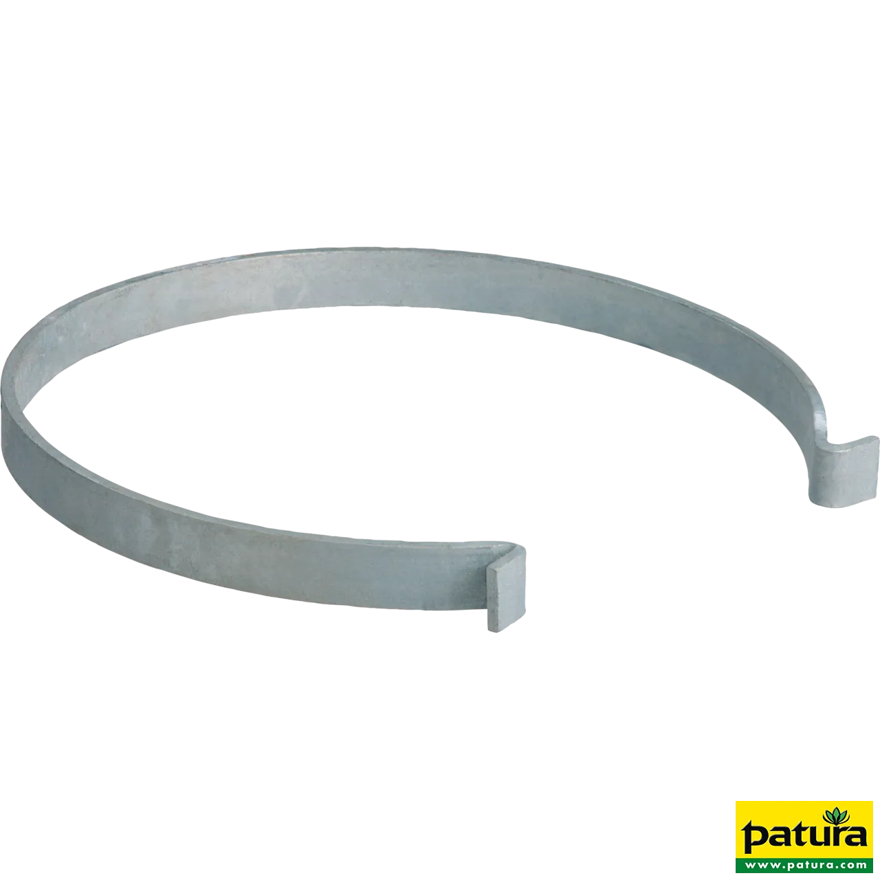 Patura Eimerring 28,5 cm aus verzinktem Stahl, Halterung für Kälberboxen
