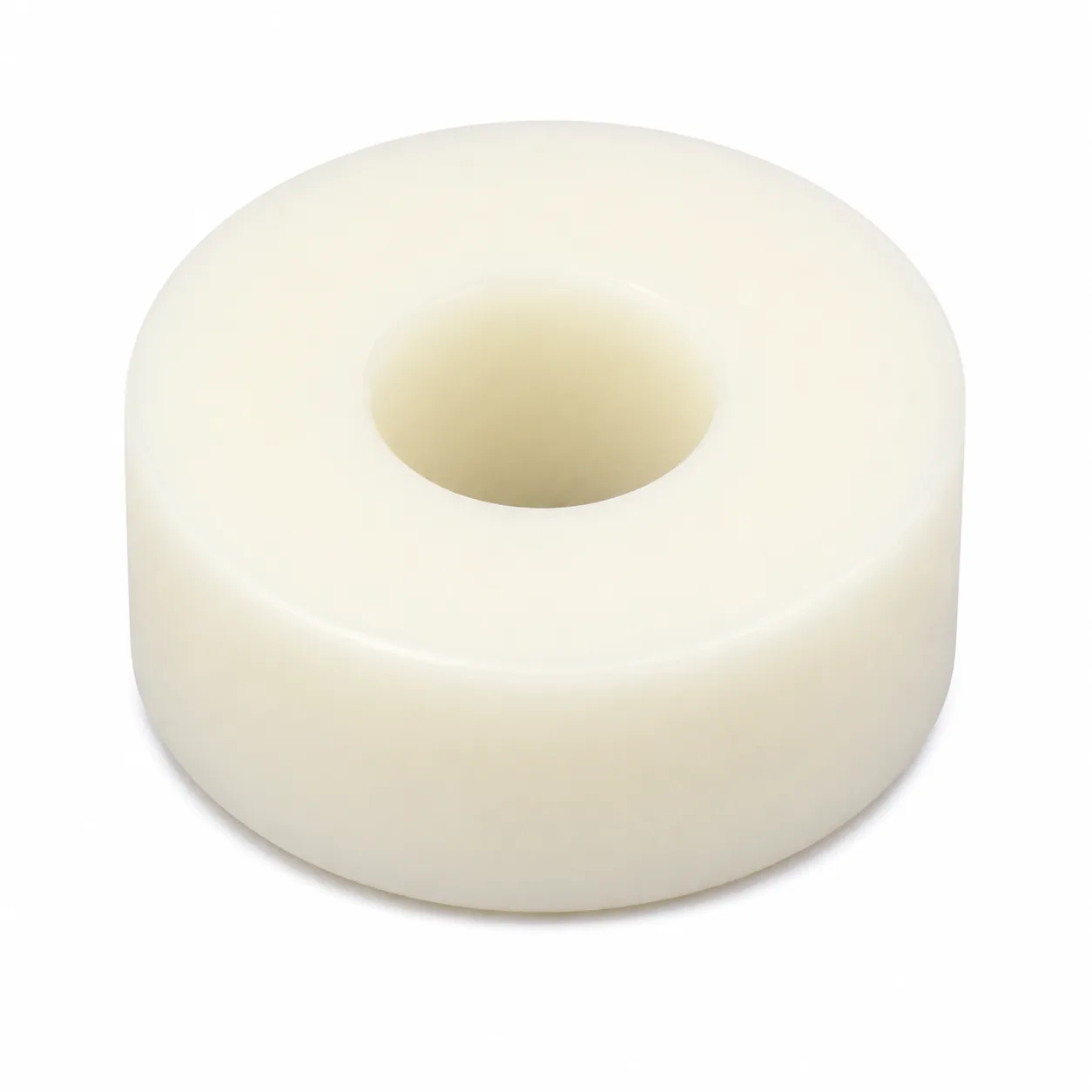 Krone Rolle rund 50 x 20 mm aus weißem Kunststoff, Führungsrolle für Landmaschinen
