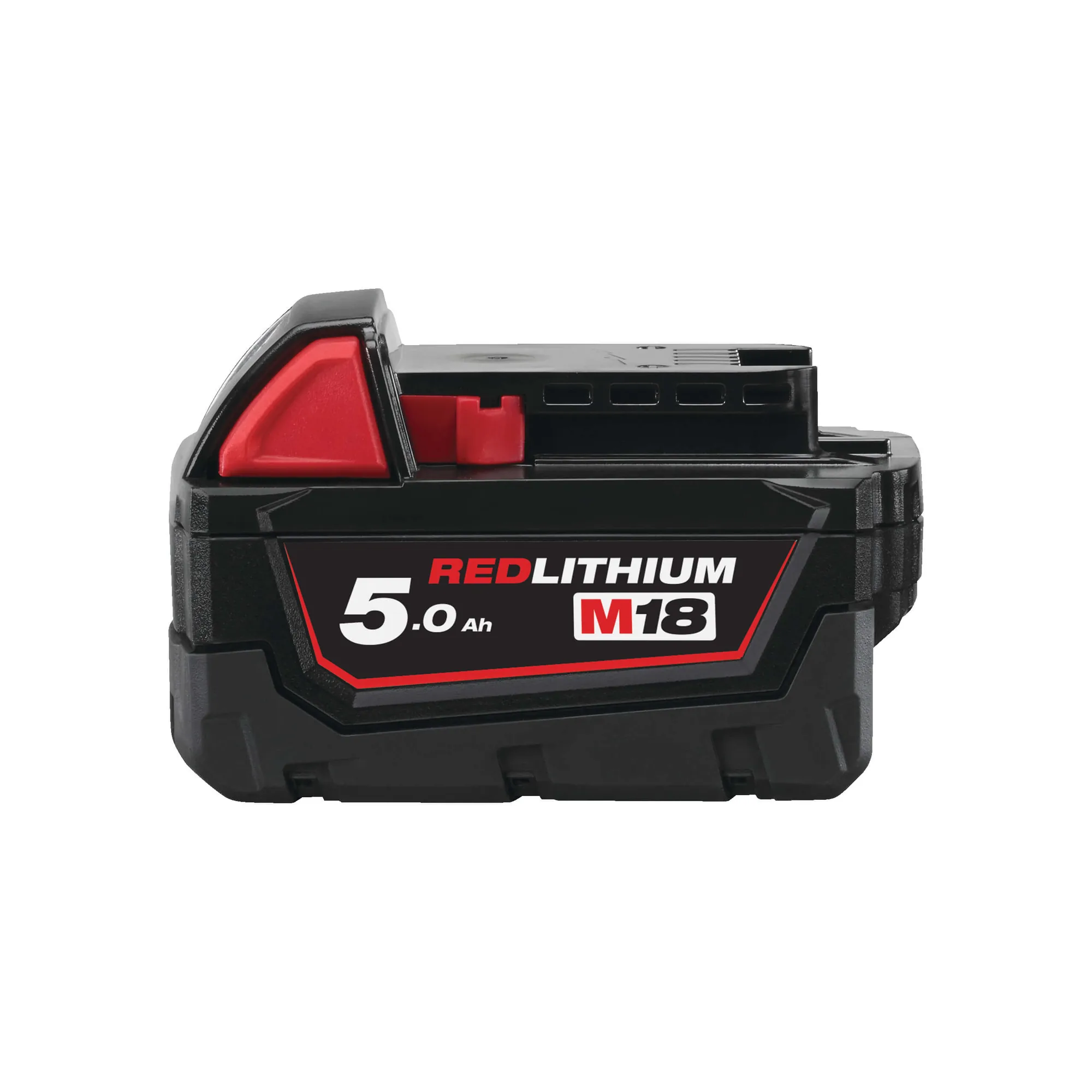 Milwaukee M18 B5 RedLithium-Akku in Rot-Schwarz, 18 V 5,0 Ah