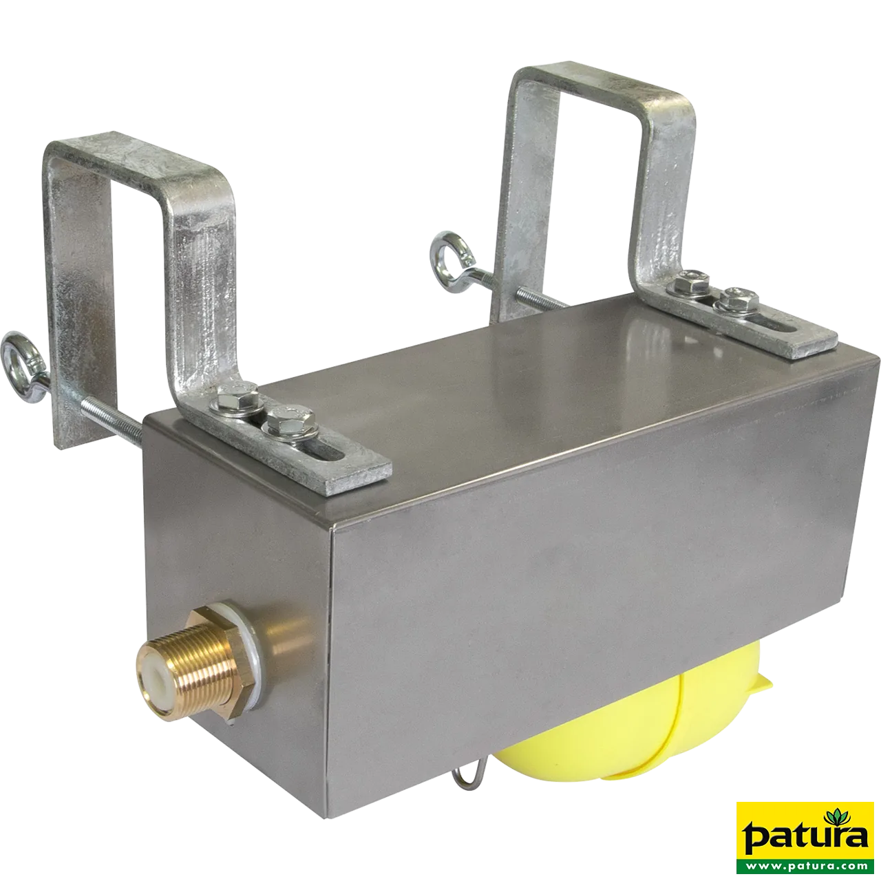 Patura Einbau-Schwimmerventil Hochdruck mit Edelstahlgehäuse und 3/4-Zoll-Anschluss für Tröge