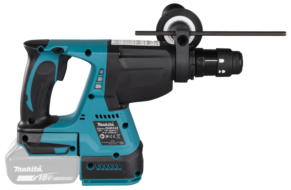 Makita DHR243Z – Leistungsstarker 18V Akku-Kombihammer mit bürstenlosem Motor und SDS-PLUS Aufnahme Makita DHR243Z – Leistungsstarker 18V Akku-Kombihammer mit bürstenlosem Motor und SDS-PLUS Aufnahme