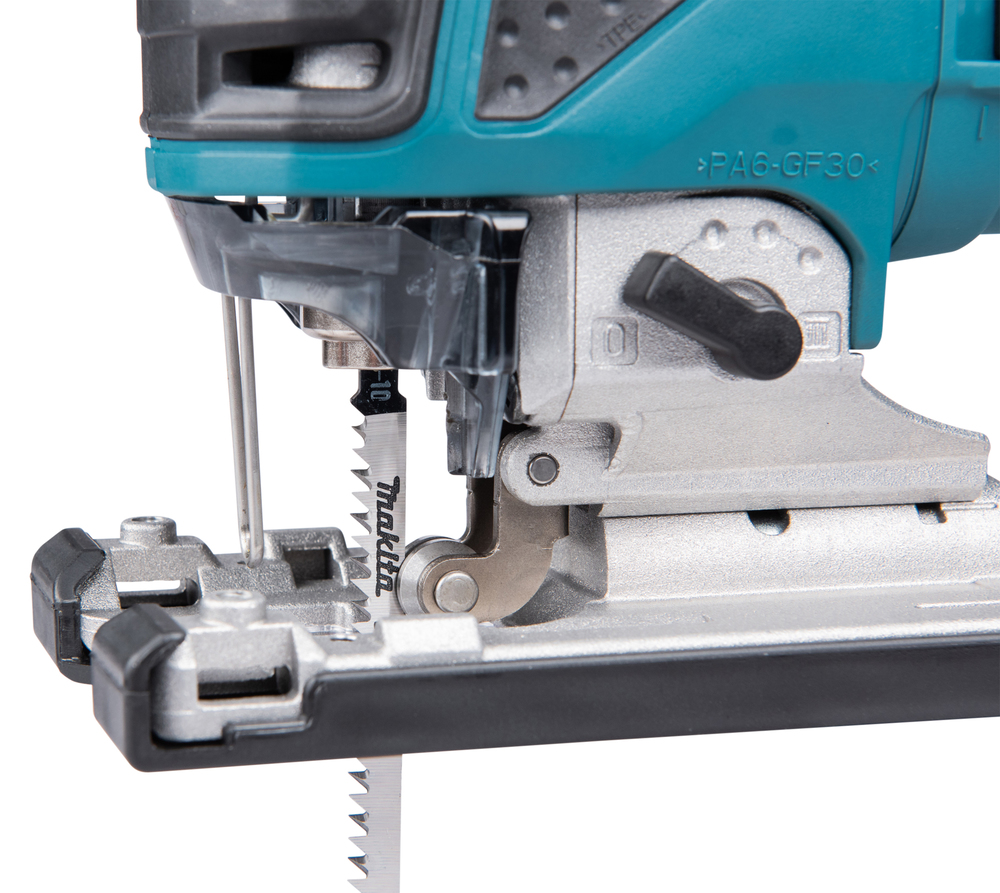 Makita 4351FCTJ – 720-Watt-Pendelhubstichsäge mit LED-Licht und werkzeuglosem Sägeblattwechsel