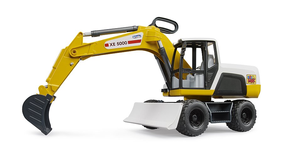 BRUDER Mobilbagger XE 5000 – Vielseitiges Baustellenfahrzeug im Maßstab 1:16