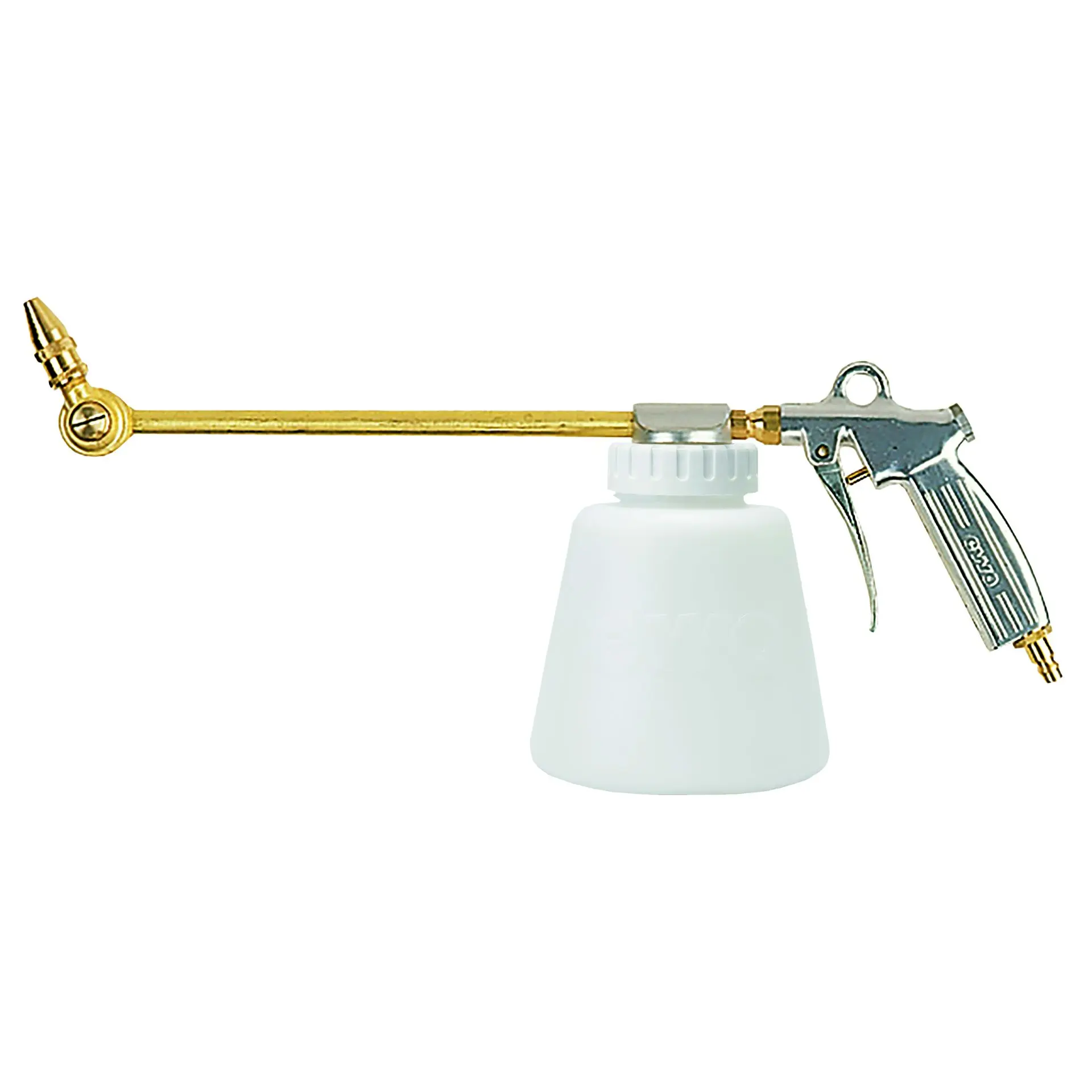 Ewo 125.341 Druckluft-Sprühpistole multispray mit Messingrohr und 1-Liter-Behälter
