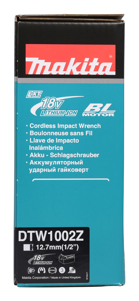 Makita DTW1002Z – Leistungsstarker 18V Akku-Schlagschrauber mit 1.000 Nm Drehmoment und bürstenlosem Motor