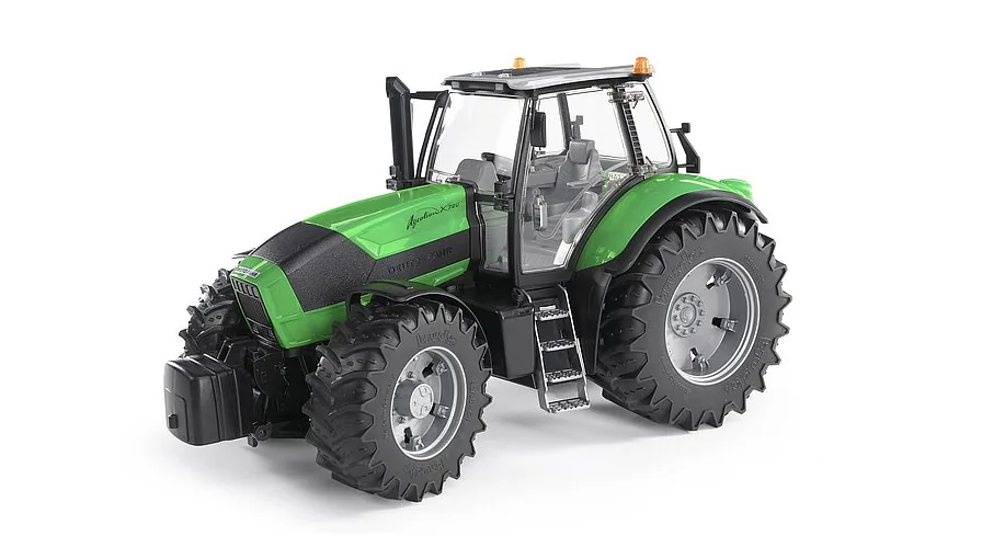 Bruder Deutz Agrotron X720 Traktor in Grün mit Frontgewicht, Spielzeug im Maßstab 1:16
