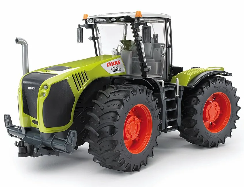 Grüner Bruder Claas Xerion 5000 (03015): Systemtraktor mit vier gleich großen Rädern