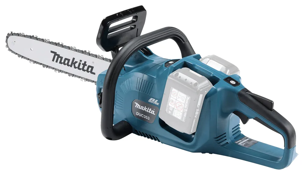 Makita Akku-Kettensäge DUC353Z in Türkis-Schwarz mit 35-cm-Schwert