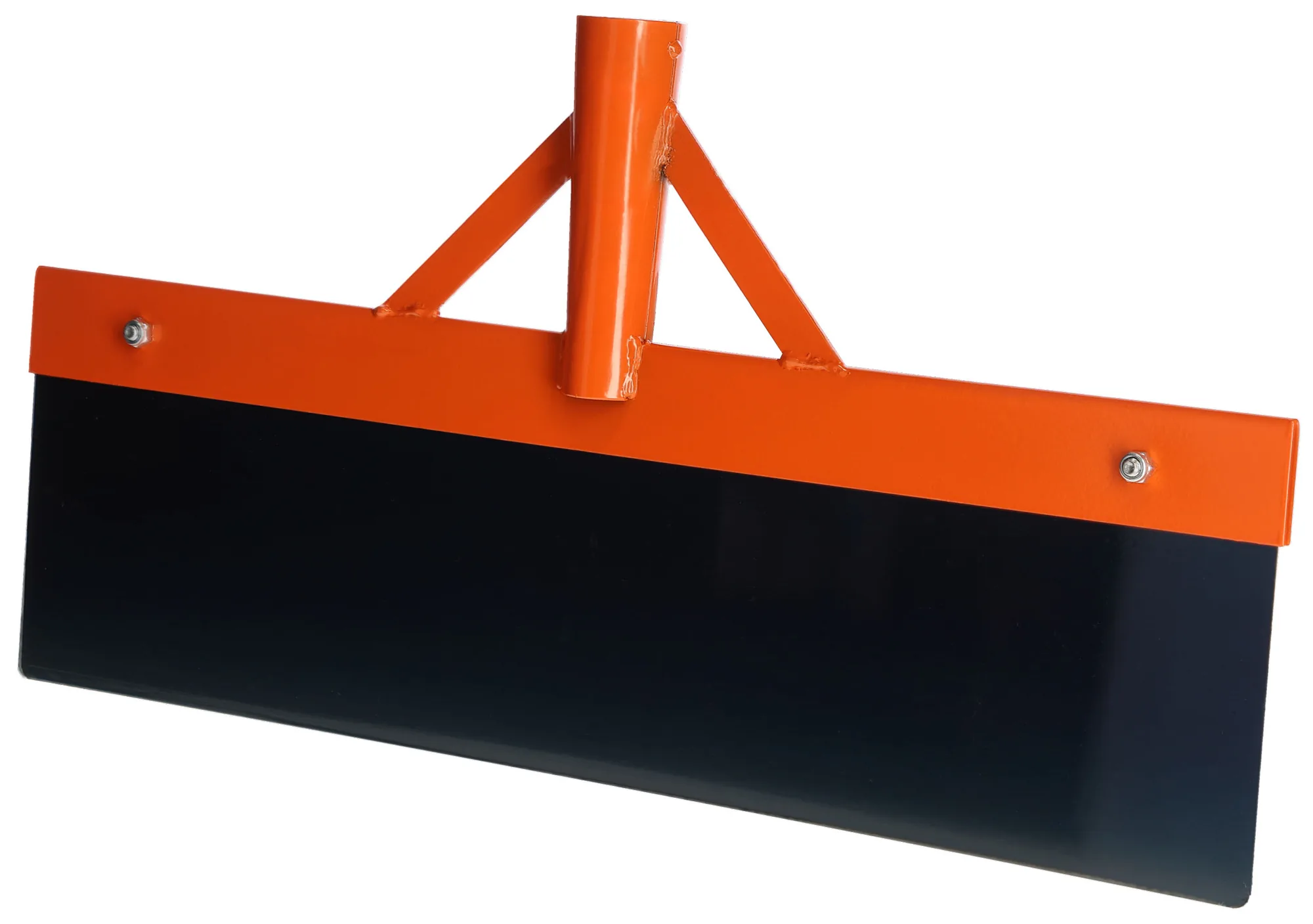 Kerbl Stoßscharre 50 cm in Orange-Schwarz aus Federstahl, ohne Stiel