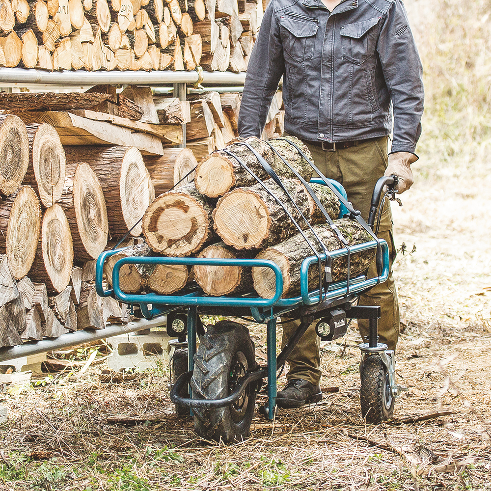 Makita DCU180Z Akku-Schubkarre – Effizienter Lastentransport für Baustelle und Garten