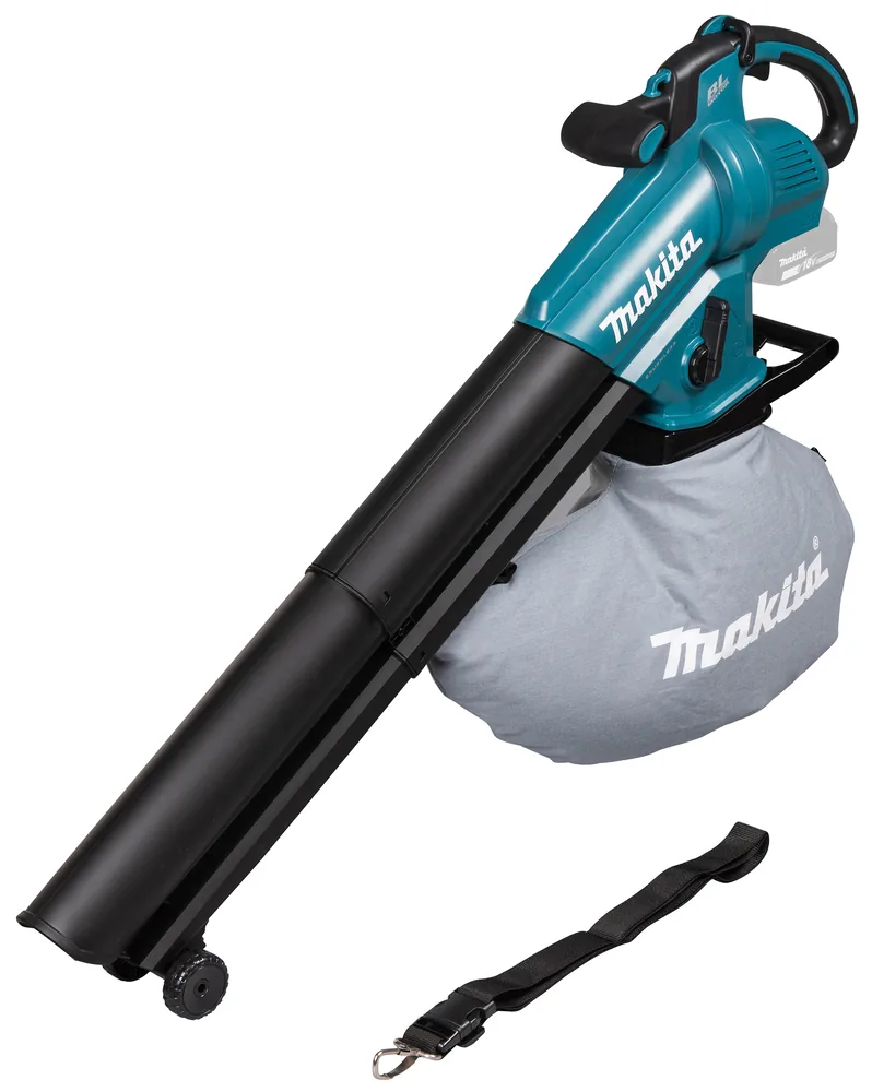Makita DUB187 Akku-Laubsauger mit Fangsack und Tragegurt