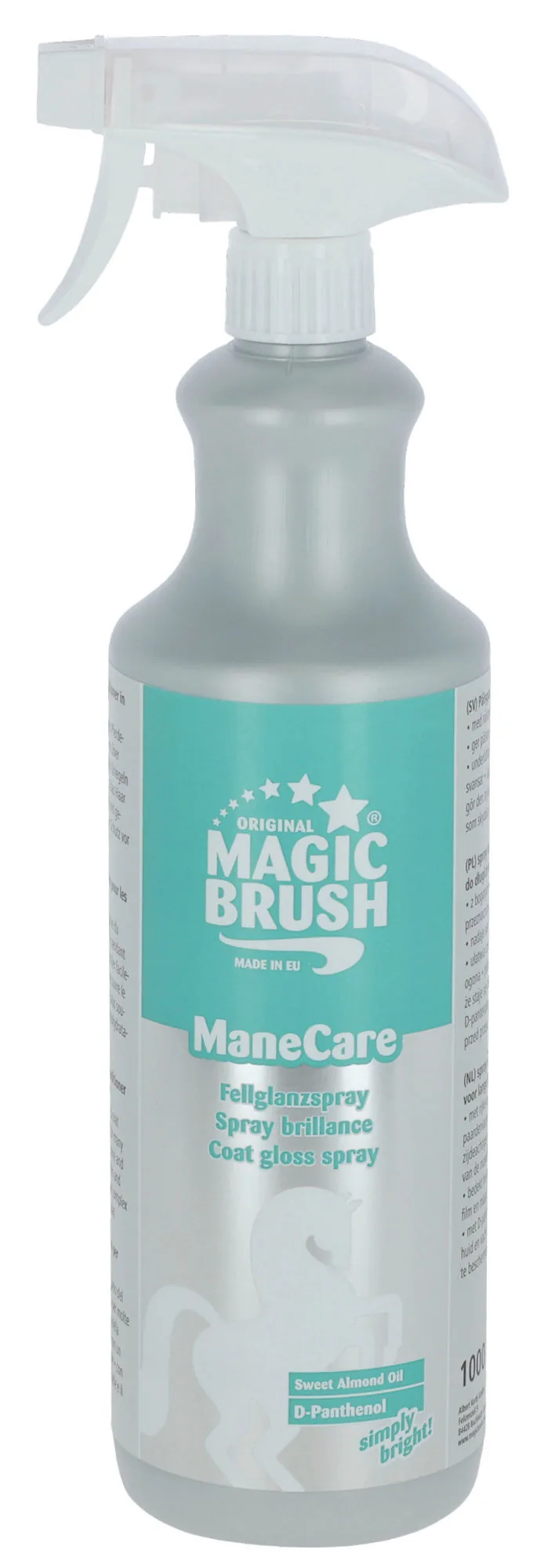 MagicBrush ManeCare Pferdemähnen- und Fellspray in der Sprühflasche, 1 Liter