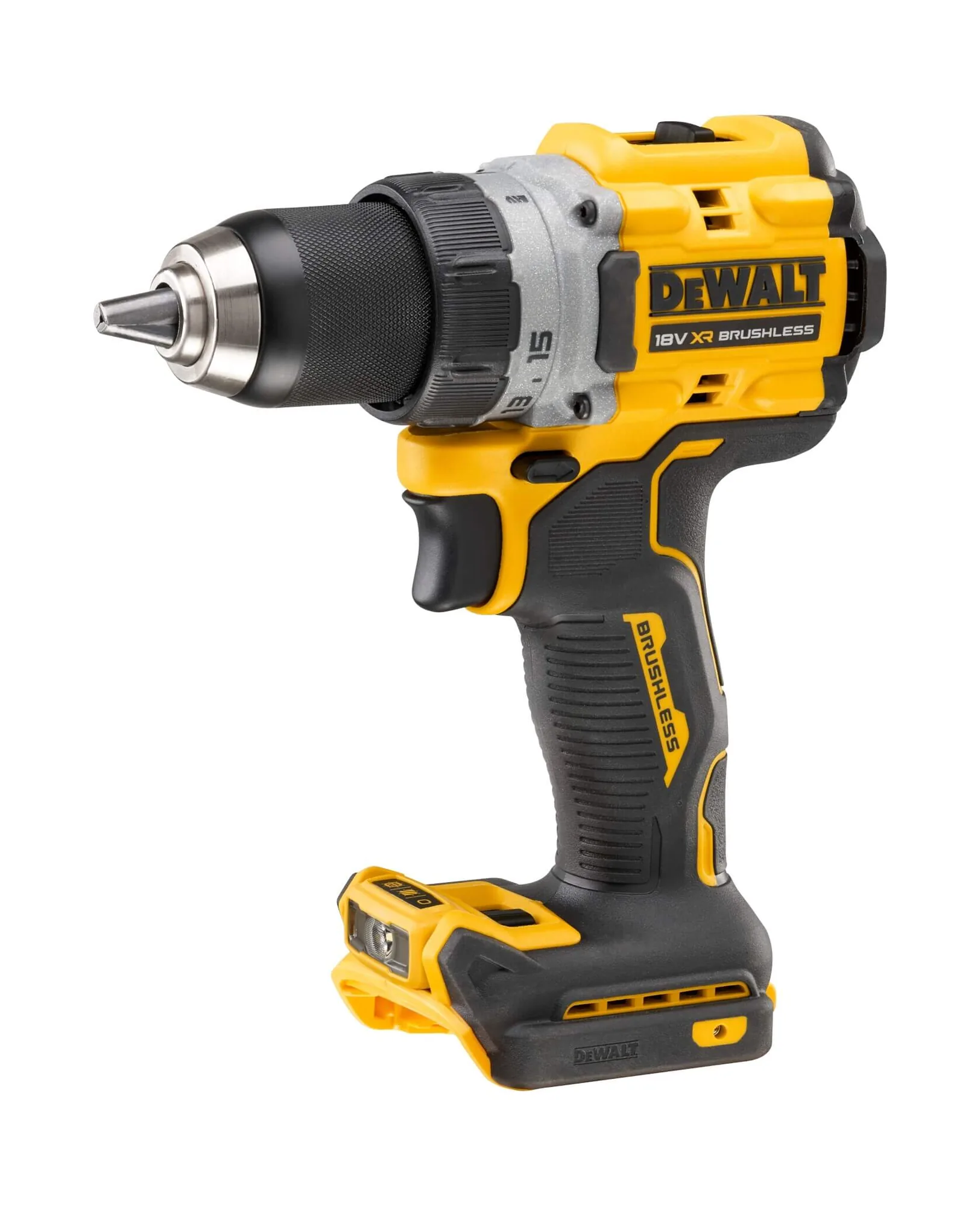 DeWalt DCD800 18V XR bürstenloser Akku-Bohrschrauber in Gelb-Schwarz