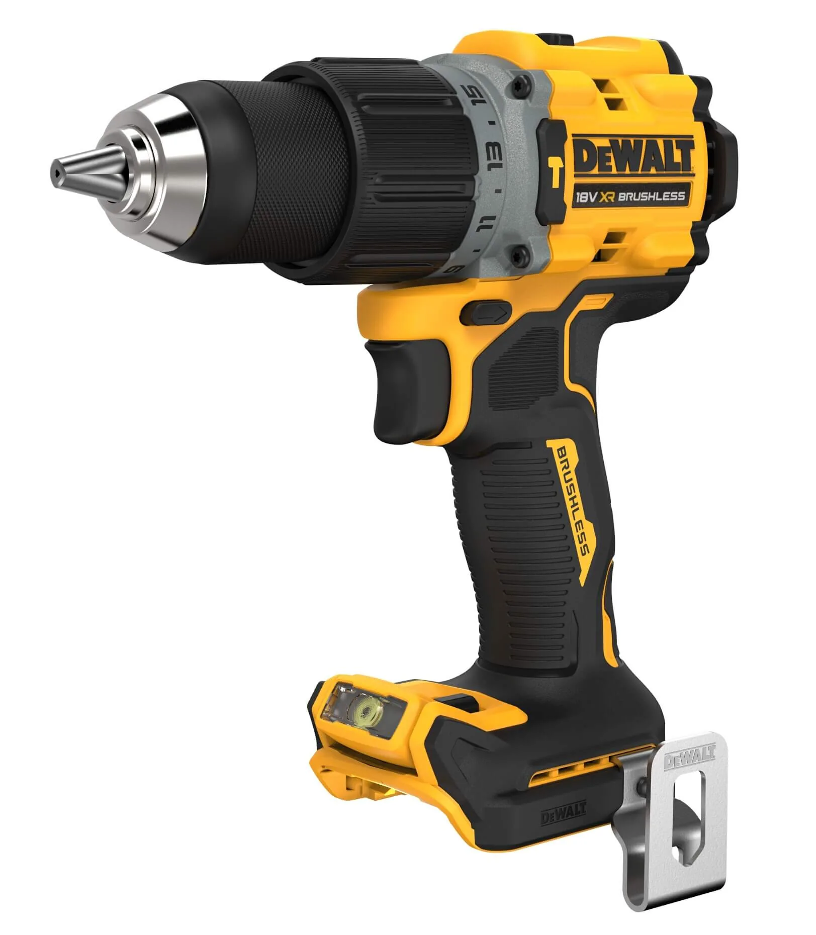 DeWalt DCD805 18V XR bürstenloser Akku-Schlagbohrschrauber mit Gürtelhaken