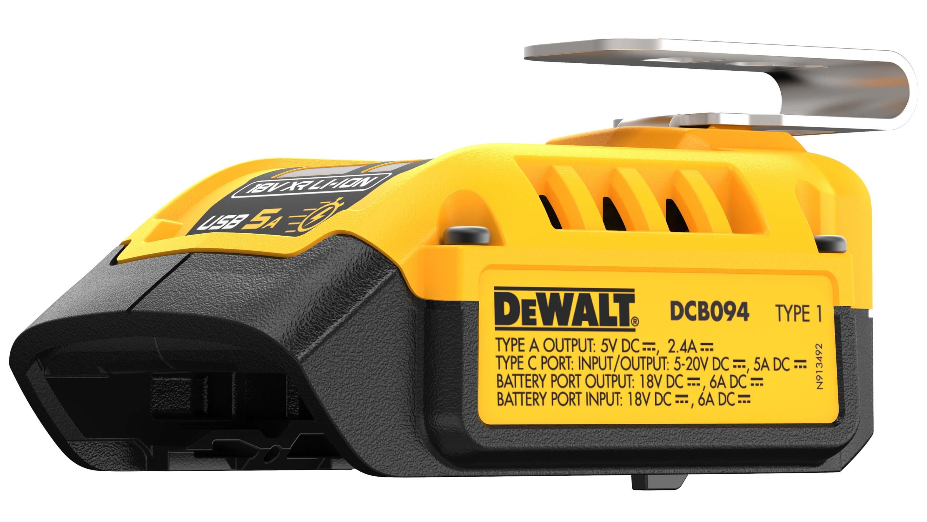 DeWalt DCB094K 20V MAX*/FLEXVOLT® 5 Amp USB-Ladegerät – Vielseitiges Laden für Werkzeuge und Geräte DeWalt DCB094K 20V MAX*/FLEXVOLT® 5 Amp USB-Ladegerät – Vielseitiges Laden für Werkzeuge und Geräte