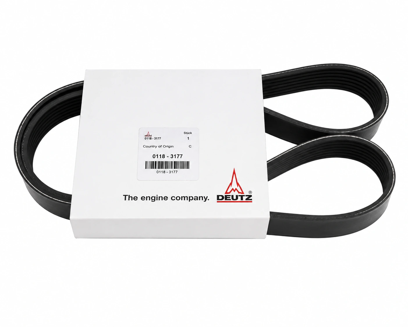 Original Deutz Riemen 01183392 – Keilriemen für Deutz Motoren TCD 2012, FL 912, FL 913 & Traktoren