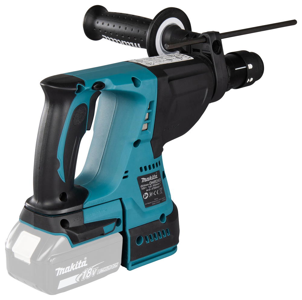 Makita DHR243Z – Leistungsstarker 18V Akku-Kombihammer mit bürstenlosem Motor und SDS-PLUS Aufnahme Makita DHR243Z – Leistungsstarker 18V Akku-Kombihammer mit bürstenlosem Motor und SDS-PLUS Aufnahme