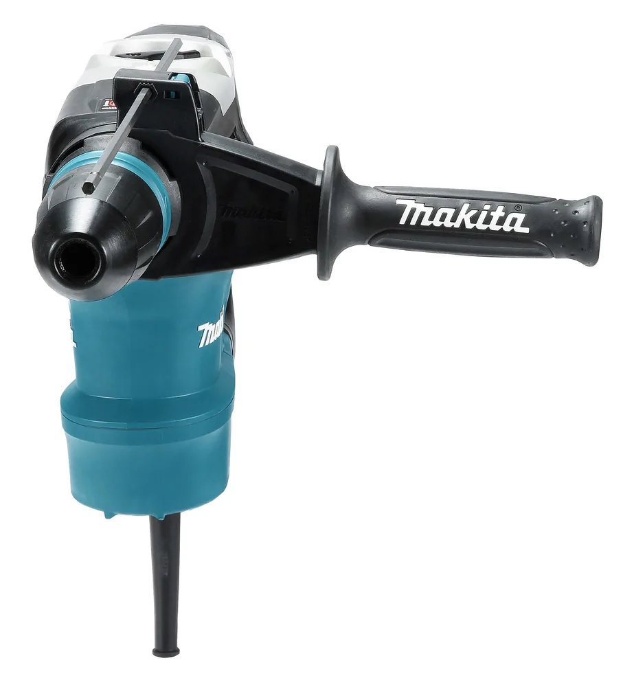 Makita HR4013C Kombihammer in der Frontansicht mit Werkzeugaufnahme
